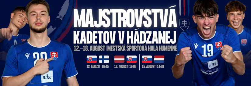 Šampionát v hádzanej 12. až 18.8. v Humennom
