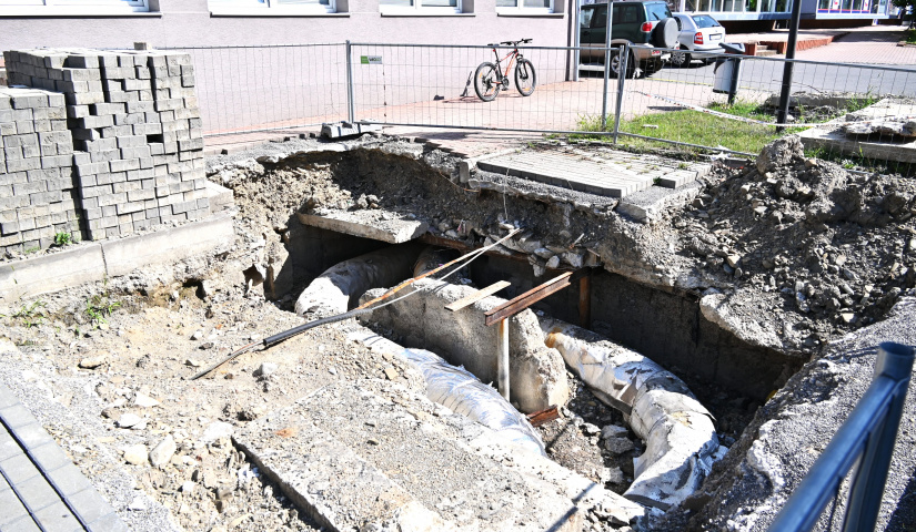 Výmena potrubí - kontrolný deň 8. augusta 2024