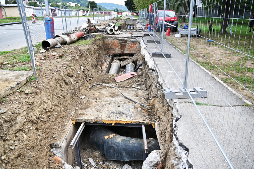 Výmena potrubí - kontrolný deň 22. augusta 2024