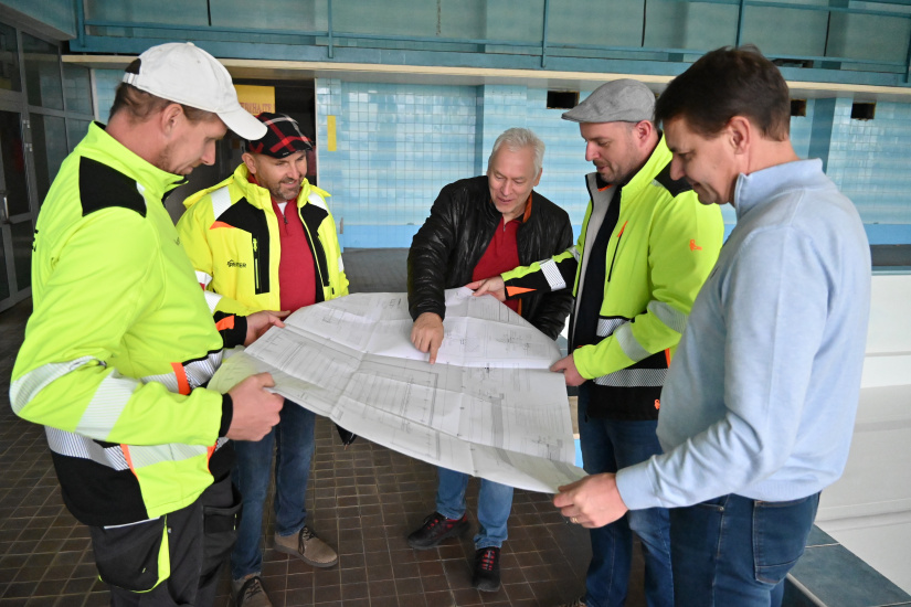 Rekonštrukcia 25-metrového bazéna. Odovzdanie stavby