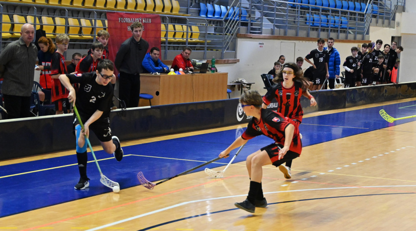 Florbal, 1. liga starších žiakov: FBK Humenné - ATU Košice 1:7