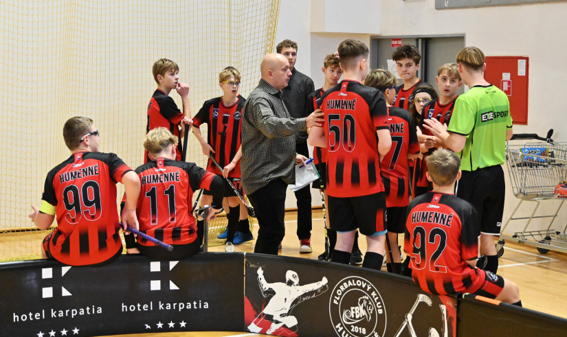 Florbal, 1. liga starších žiakov: FBK Humenné - ATU Košice 1:7