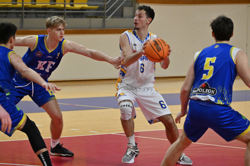 1.BK Humenné - Slávia RIM Basket Košice 49:55 (2. liga muži)