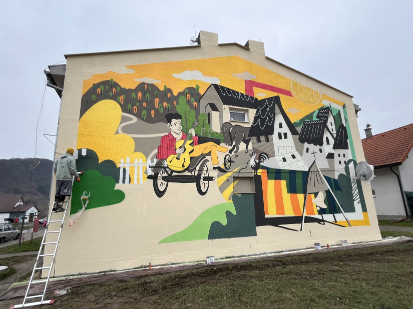 Murál - pýcha Podskalkay (Mesto kultúry 2024)