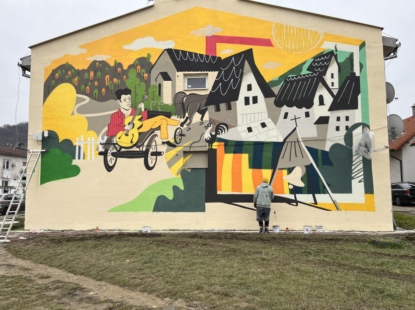 Murál - pýcha Podskalkay (Mesto kultúry 2024)