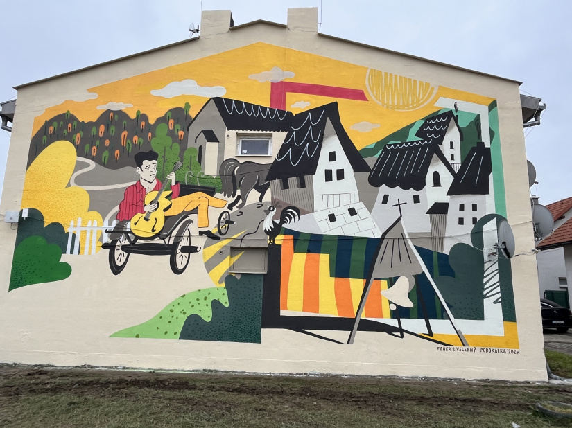 Murál - pýcha Podskalkay (Mesto kultúry 2024)