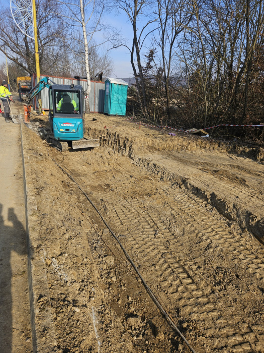 Výstavba autobusovej zastávky na Sídlisku pod Sokolejom