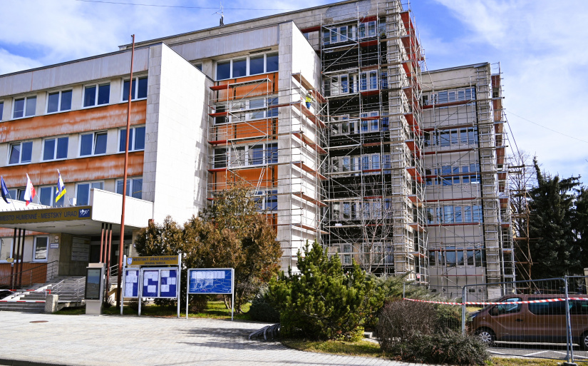 Rekonštrukcia mestského úradu (10. týždeň 2025)