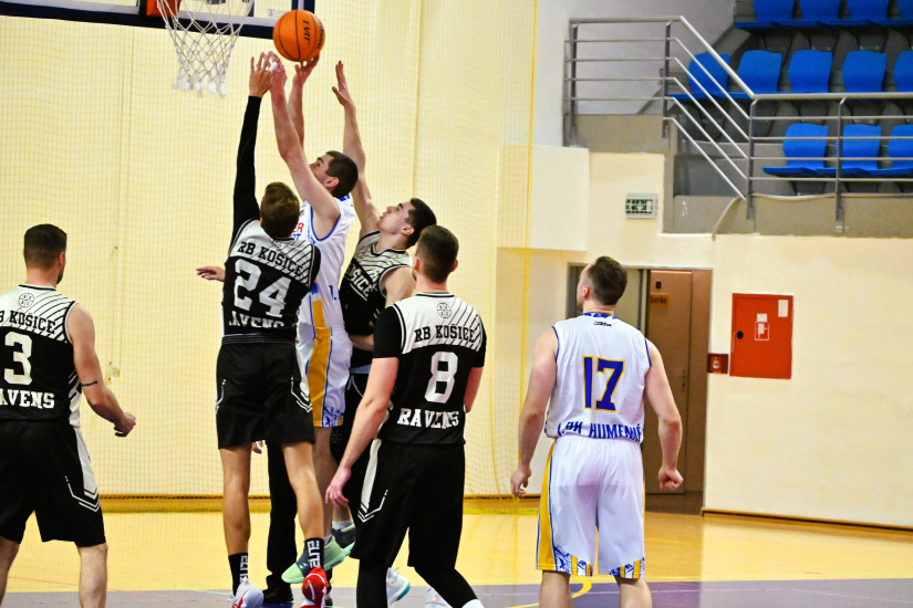1.BK Humenné - Ravens Košice 68:72 (muži)