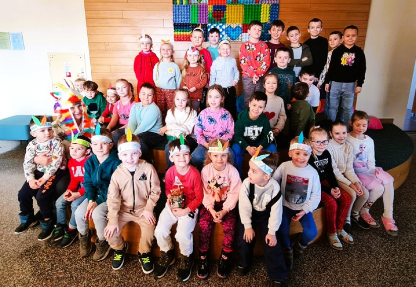 Cesta za pokladom „indiánov – predškolákov“ (na ZŠ J. Švermu)