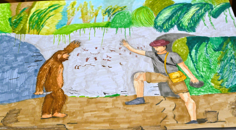 Cesta do praveku (výtvarný odbor SZUŠ Via Arto)