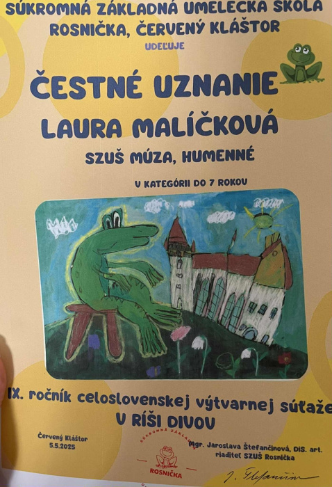 SZUŠ Múza (máj / jún 2025)