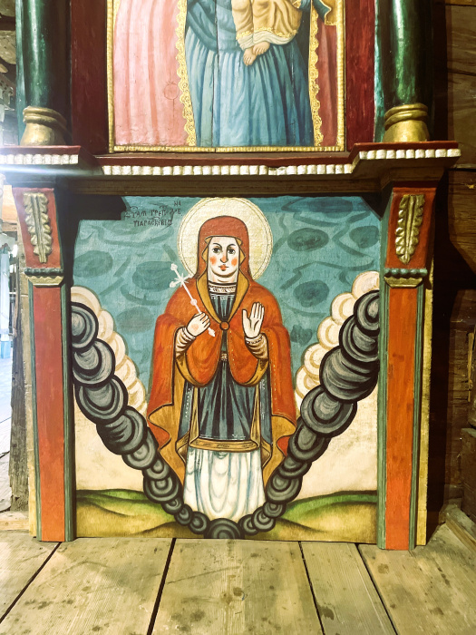Barokový ikonostas chrámu sv. Michala Archanjela (ikona v. Anton a Teodosij Pečerski)