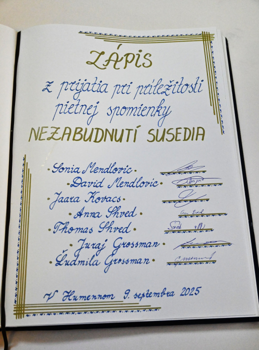 Sieň významných rodákov pre Tamar Shachar a Rachel Bock (Nezabudnutí susedia 2025)