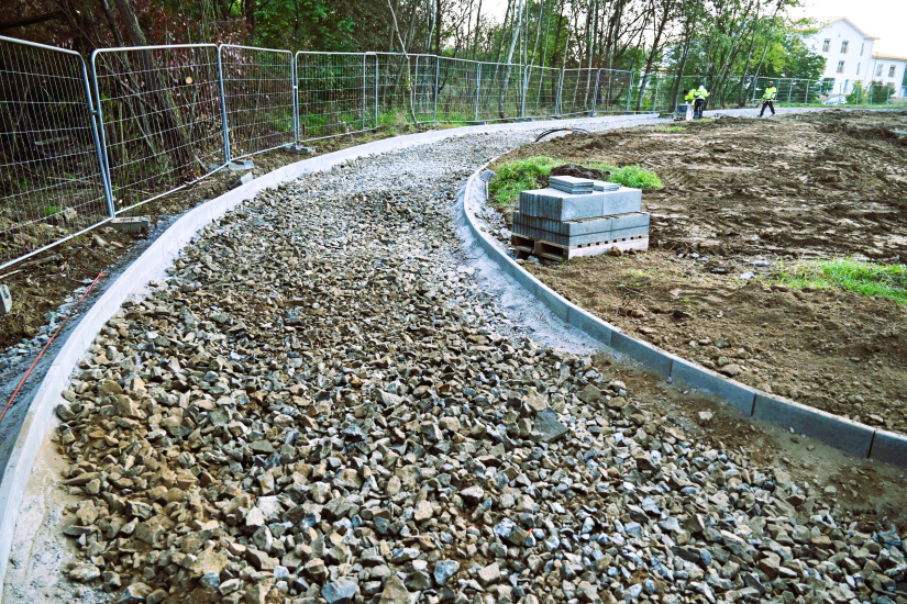 Park Sokolej (práce 40. týždeň 2025)