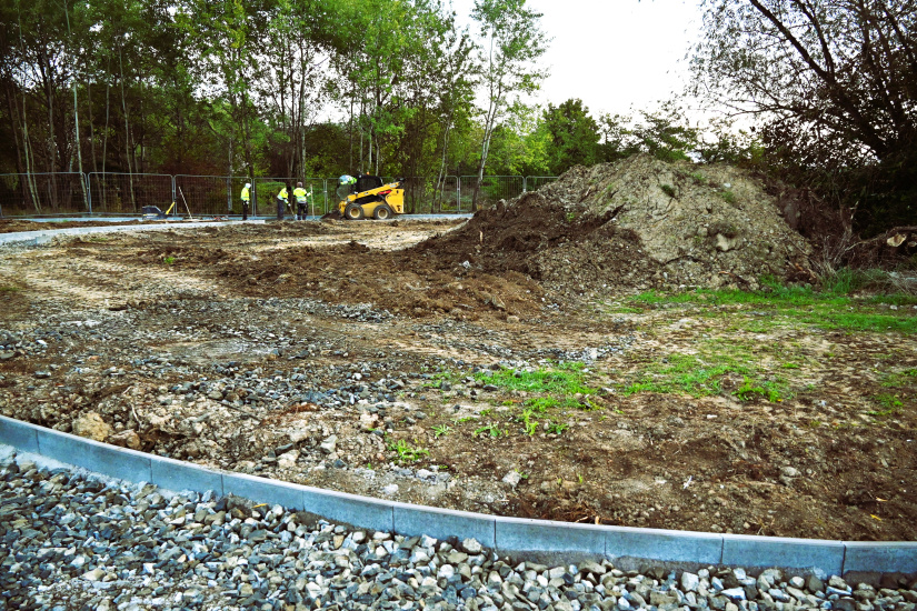 Park Sokolej (práce 40. týždeň 2025)