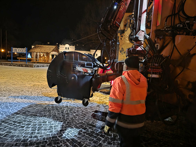 Upratovanie po silvestrovskej noci