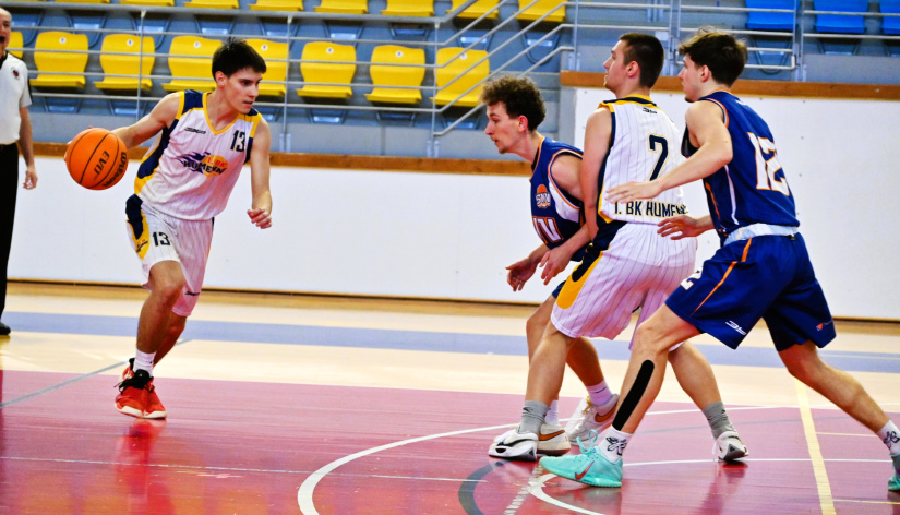 1. BK Humenné - Spišskí Rytieri 55:97 (juniori)