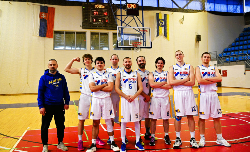1. BK Humenné - Ravens Košice 97:46, 2. liga muži