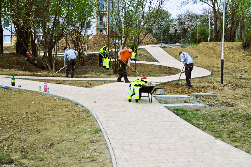 Zelená a modrá infraštruktúra (apríl 2026, 17. týždeň) / Park Sokolej
