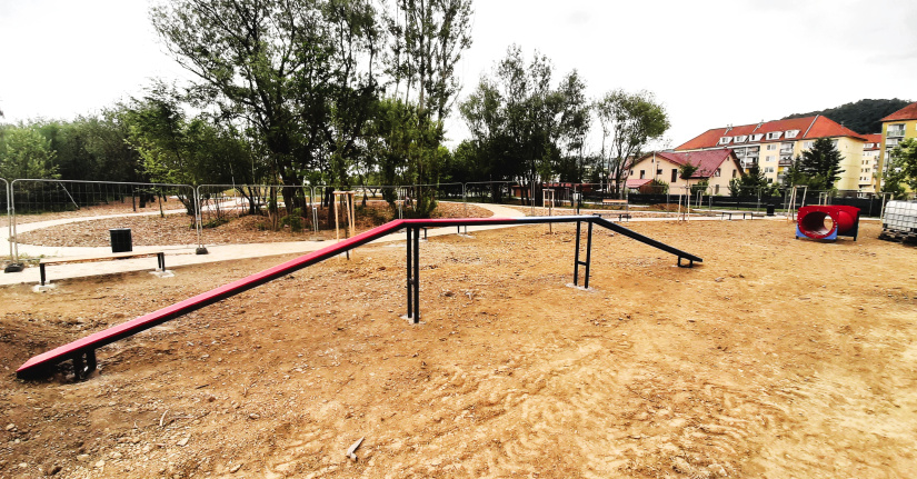 Park Sokolej (práce 23. týždeň 2026) / psie ihrisko
