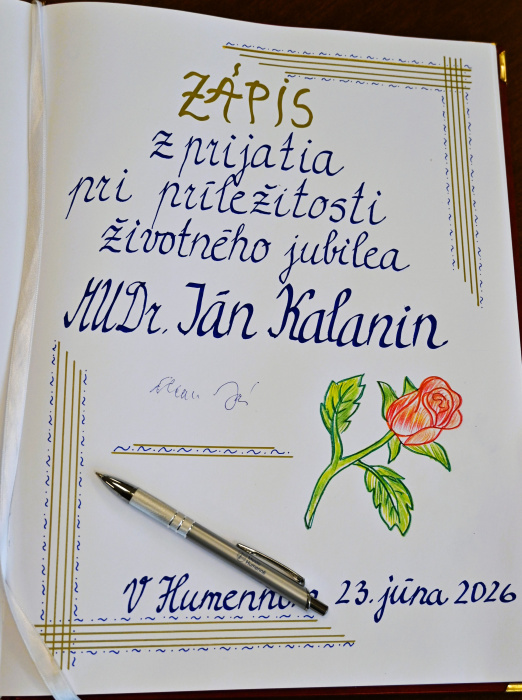 MUDr. JÁN KALANIN... u primátora