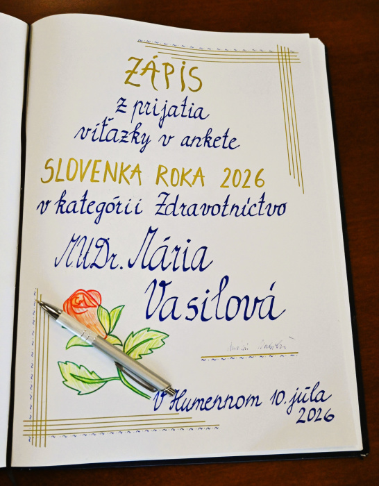 MUDr. Mária Vasilová... u primátora mesta