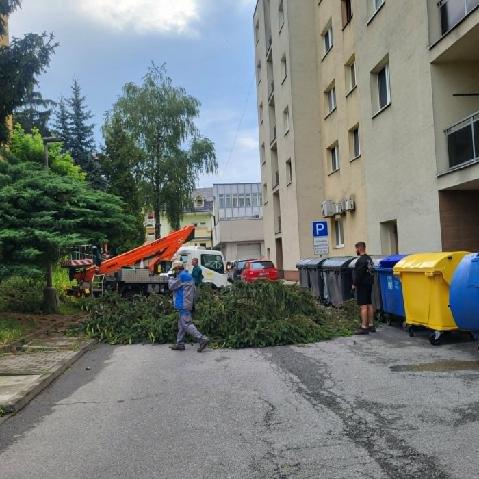 Po sobotňajšej búrke tzv. "čistiaca" nedeľa
