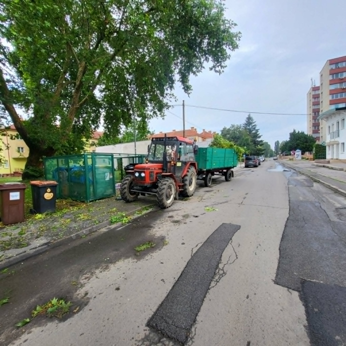 Po sobotňajšej búrke tzv. "čistiaca" nedeľa