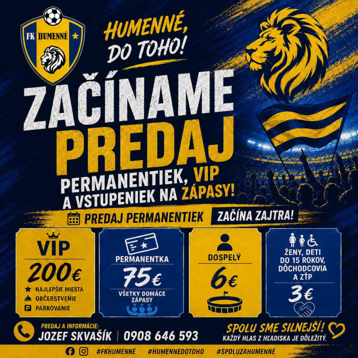 FK Humenné je späť v MONACObet lige