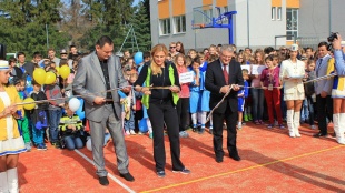 Nové ihrisko pri ZŠ Jána Švermu
