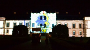 3D videomapping na fasáde humenského zámku