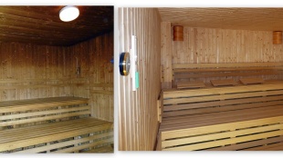 Predtým a potom - sauna