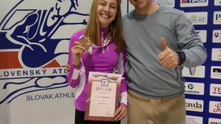 Ivana Švigárová s trénerom