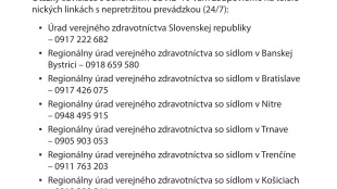 Odporúčania pre ľudí prichádzajúcich z oblastí výskytu ochorenia COVID-19