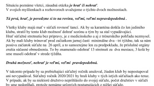 Stanovisko Richarda Havrillu