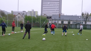 Futbalový tréning mužov