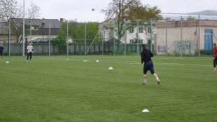 Futbalový tréning mužov