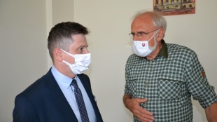 Primátor mesta s ministrom pôdohospodárstva a rozvoja vidieka SR Jánom Mičovským