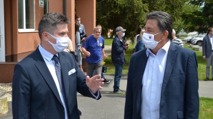 Primátor mesta s ministrom životného prostredia SR Jánom Budajom