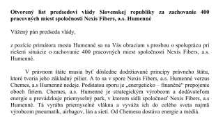 Otvorený list premiérovi Igorovi Matovičovi - 1