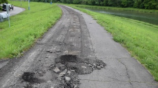 Búracie práce asfaltového povrchu