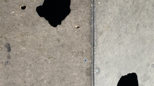 Zničené komponenty skateparku