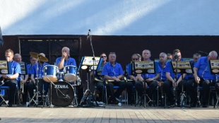 Primátor mesta Miloš Meričko a Mestský dychový orchester Chemlon