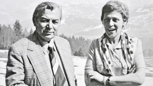 Edita Grosmanová s manželom Ladislavom (1975)