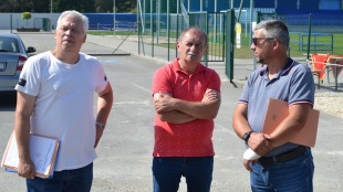 Odovzdanie staveniska na futbalovom štadióne