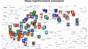 Do práce na bicykli - mapa registrovaných samospráv