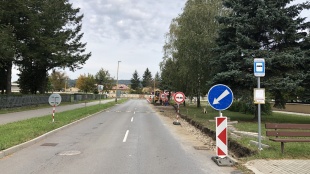 Odbočovací pruh Komenského – Mierová