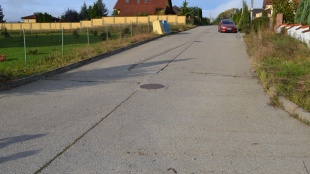 Lokalita pre odvodňovací žľab