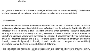 Rozhodnutie ministra školstva